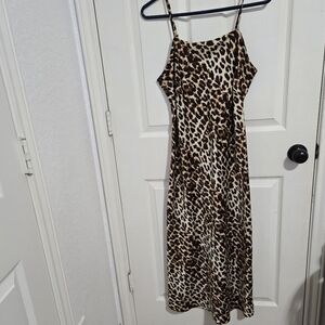 Leopard Slip Dress